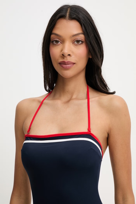 Tommy Hilfiger enodelne kopalke ženske mornarsko modra UW0UW06560