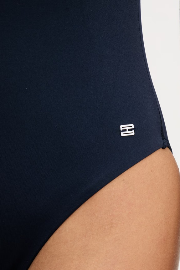Tommy Hilfiger enodelne kopalke ženske UW0UW06560 mornarsko modra