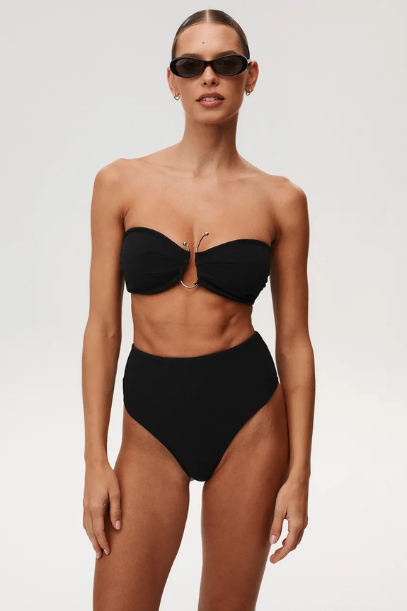 Undress Code figi kąpielowe damskie Dune Bikini Bottom 1198 czarny SS26