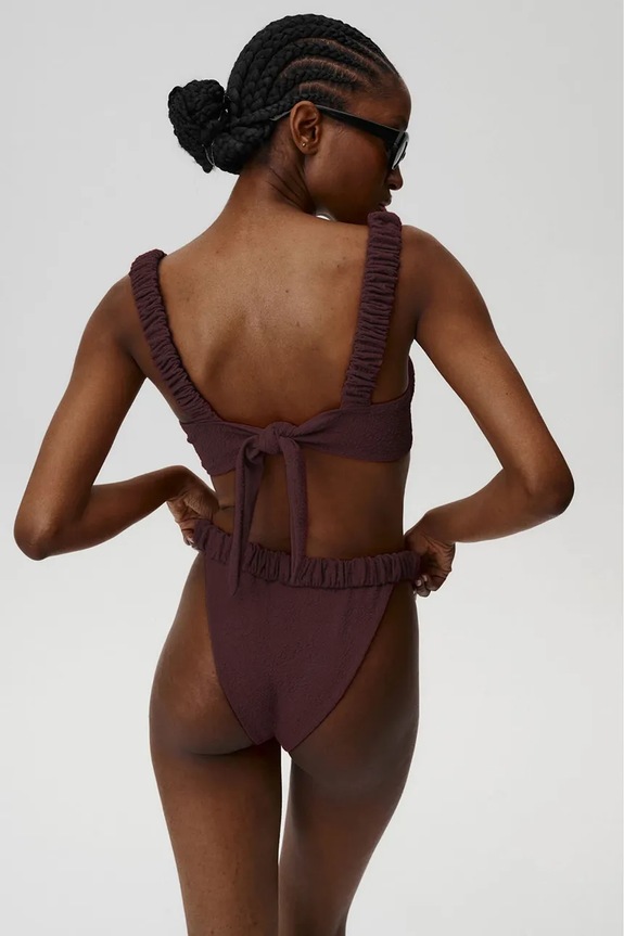 Undress Code biustonosz kąpielowy Capri Sun Bikini Top 1201 brązowy SS26