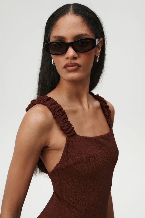 Undress Code jednodielne plavky dámske Wild Cat Swimsuit 1204UC hnedá