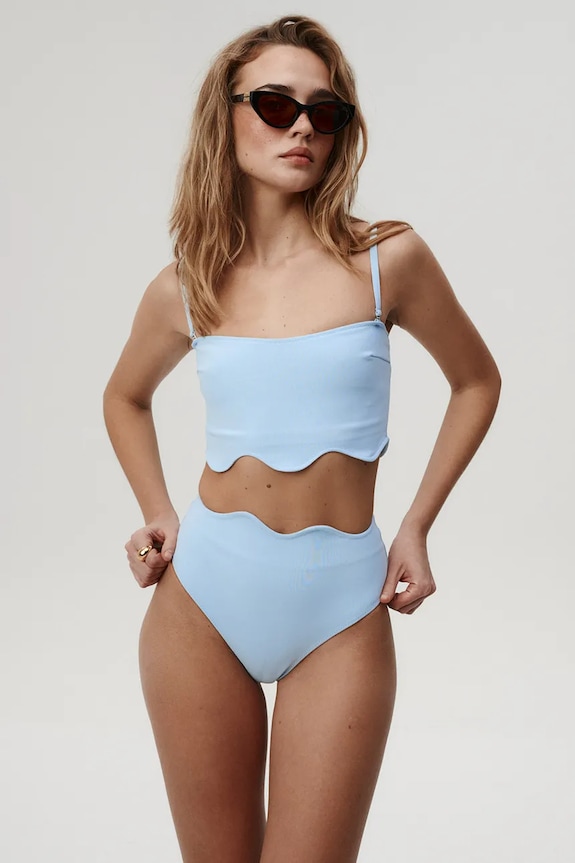 Undress Code figi kąpielowe Dashing Bikini Bottom dół niebieski 1206UC