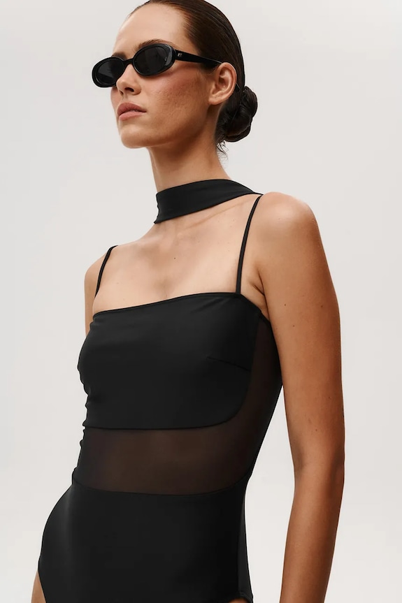 Undress Code jednodielne plavky dámske Hideaway Swimsuit čierna 1254