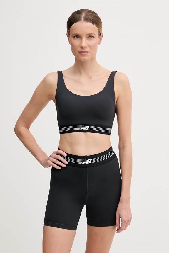 New Balance sutien sport Train Bra negru WB61Q0QKBK