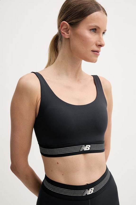 New Balance sutien sport Train Bra negru WB61Q0QKBK
