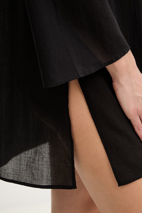 MICHAEL Michael Kors eșarfă de plajă pentru femei MM7M354 negru