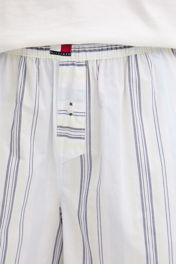 Tommy Hilfiger σορτς πιτζάμας γυναικεία βαμβακερά λευκό UW0UW06503