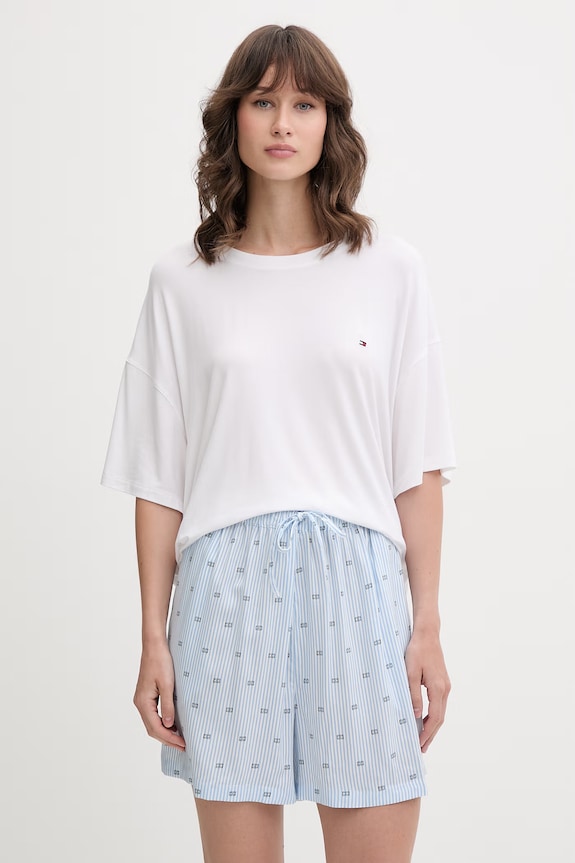 Tommy Hilfiger δύο τεμαχίων Γυναικεία με μοντάλ λευκό UW0UW06328