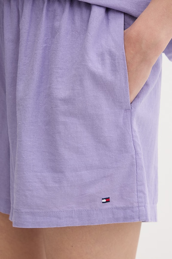 Tommy Hilfiger πυτζάμες δύο τεμαχίων γυναικείες με βαμβάκι UW0UW06505