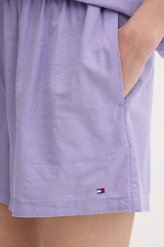 Tommy Hilfiger πυτζάμες δύο τεμαχίων γυναικείες με βαμβάκι UW0UW06505