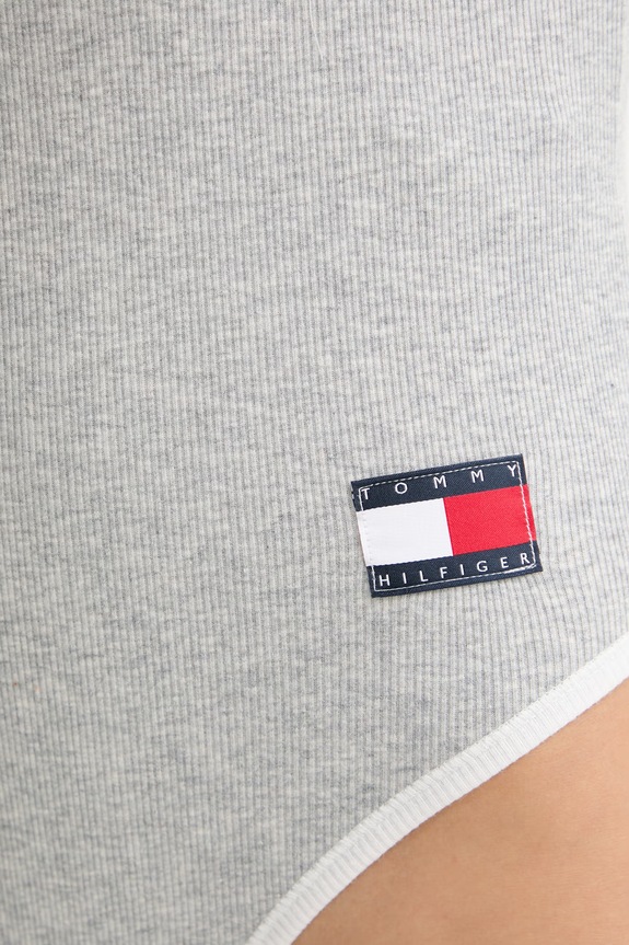 Tommy Hilfiger Κορμάκι γυναικείο με βαμβάκι γκρί UW0UW06275