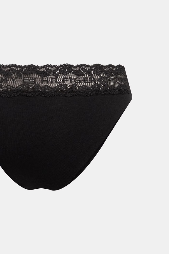 Oblečenie Tommy Hilfiger nohavičky dámske bavlnené s elastanom 3-pak UW0UW06338 čierna