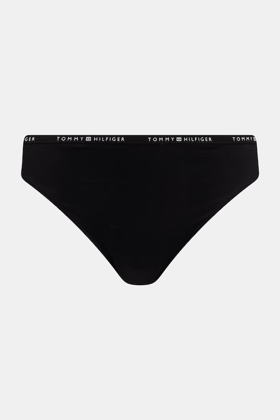 Tommy Hilfiger tangá dámske 5-pak UW0UW06343 čierna SS26