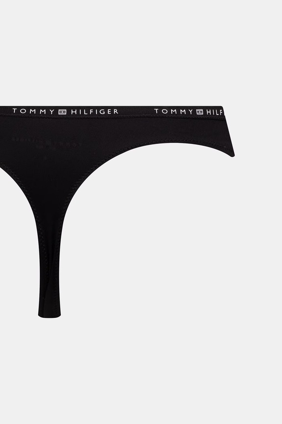 Tommy Hilfiger tangá dámske 5-pak UW0UW06343 čierna