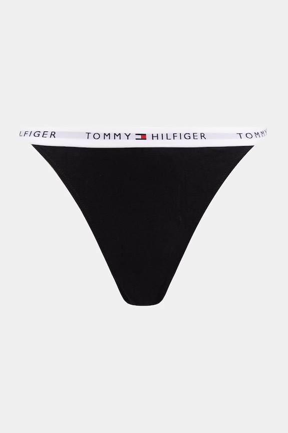 Odjeća Tommy Hilfiger gaćice ženske od pamuka s elastanom 5-pack UW0UW06579 crna