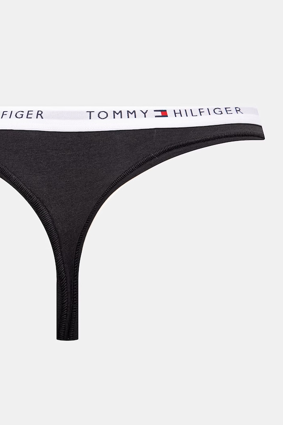 Tommy Hilfiger gaćice ženske od pamuka s elastanom 5-pack UW0UW06579 crna