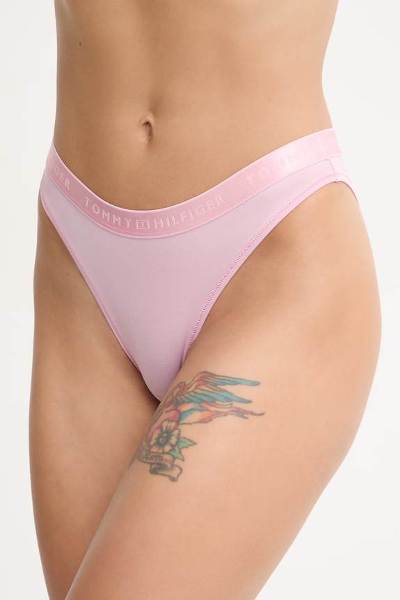 Tommy Hilfiger kalhotky dámské z modalu růžová UW0UW06261