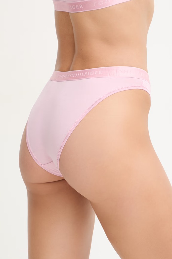 Oblečení Tommy Hilfiger kalhotky dámské z modalu UW0UW06261 růžová