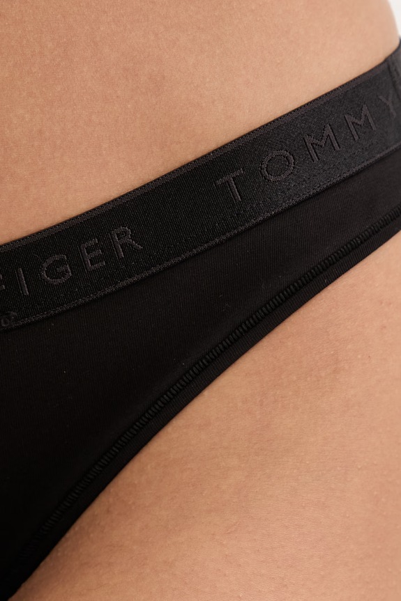Tommy Hilfiger chiloți full brief pentru femei, din modal negru UW0UW06261
