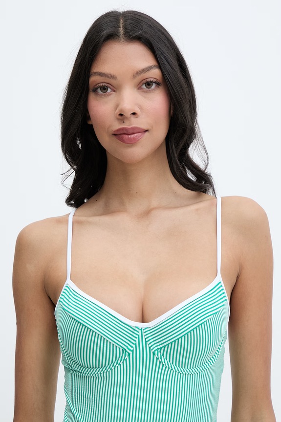 Oblečení Tommy Hilfiger jednodílné plavky dámské SUMMER UW0UW05944 zelená