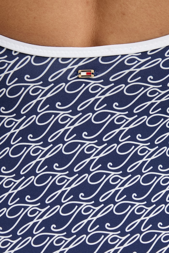 Tommy Hilfiger Enodelne kopalke ženske SUMMER UW0UW06539 mornarsko modra