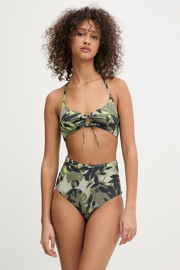 Armani Exchange biustonosz kąpielowy damski XW002356.AF22187 zielony SS26