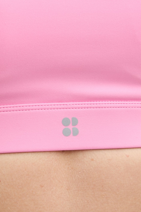Sweaty Betty sportmelltartó Power SB10229 rózsaszín