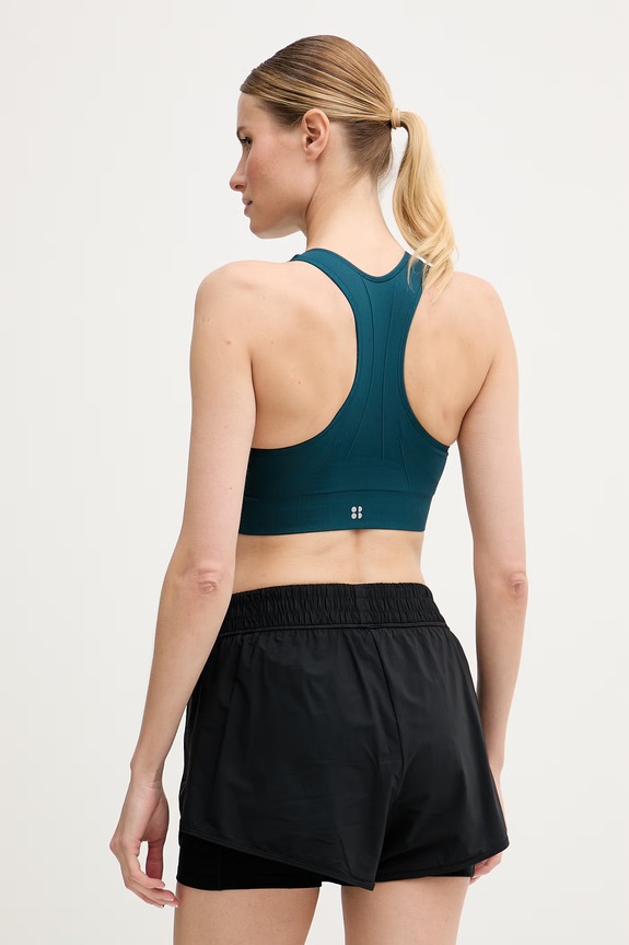 Одяг Sweaty Betty спортивний бюстгальтер Stamina Seamless SB10260 бірюзовий