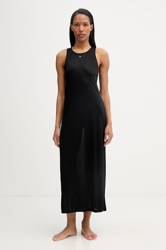 BOSS plážové šaty dámske BOSS Codes_Dress čierna 50561244