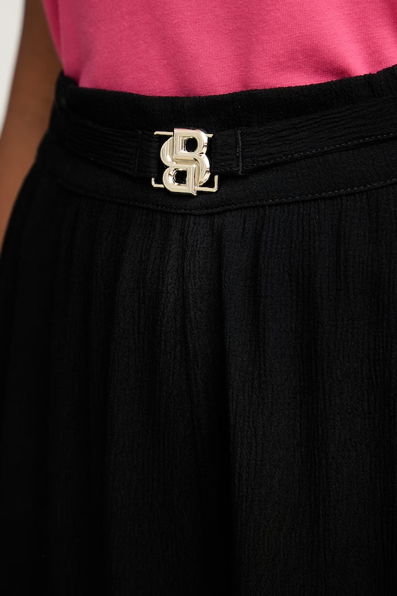 BOSS plážové šortky dámske Double B_Shorts čierna 50561257