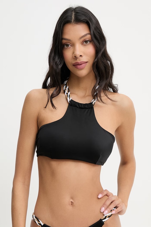 BOSS sutien de baie pentru femei BRALETTE_BOSS BRAID negru 50561278