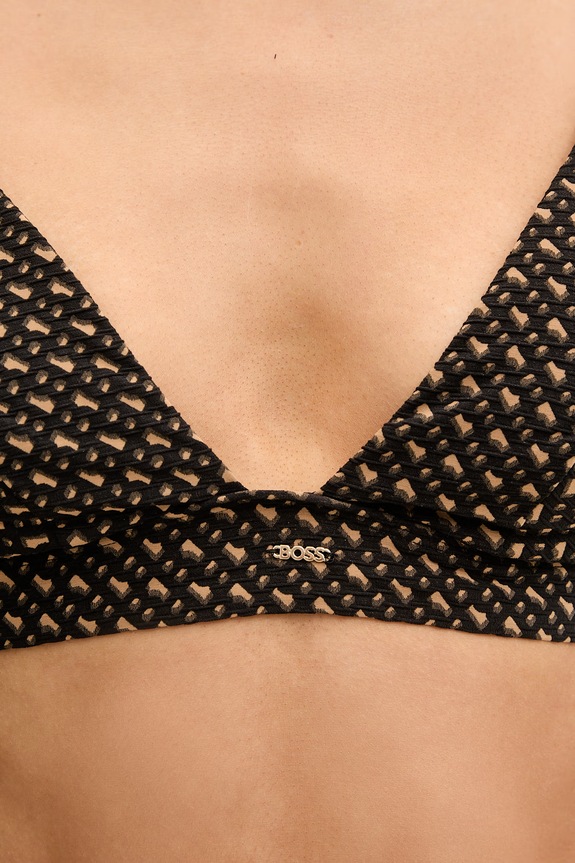 Odzież BOSS biustonosz kąpielowy damski TRIANGLE_BOSS PEARL 50561303 czarny