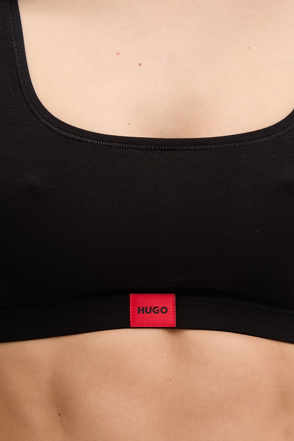 Oblečenie HUGO podprsenka s modalom SIGNATURE BRALETTE 50566598 čierna