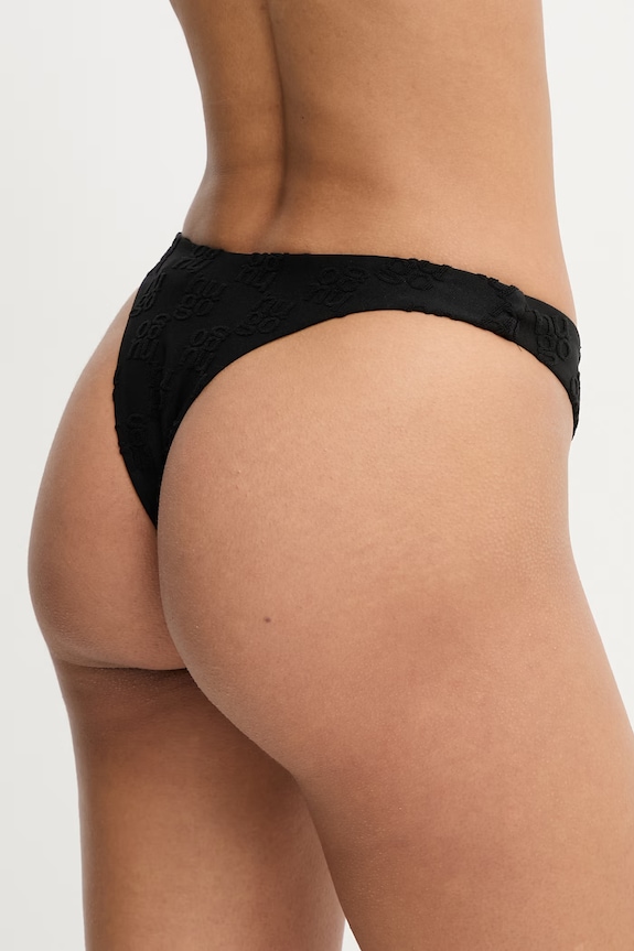 Îmbrăcăminte HUGO chiloți brazilieni de baie pentru femei Terry mono_brazilian 50561169 negru