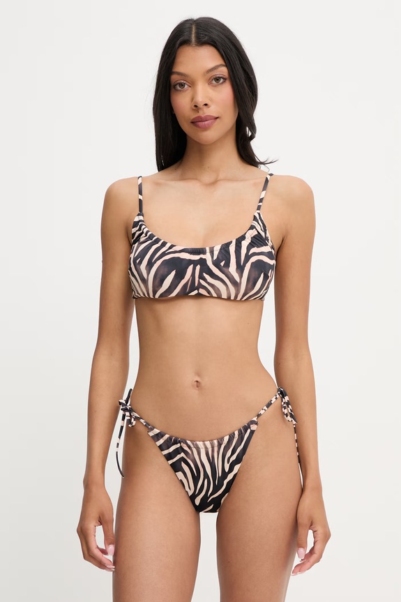 HUGO brazyliany kąpielowe damskie FANCY_Side tie 50561306 beżowy SS26