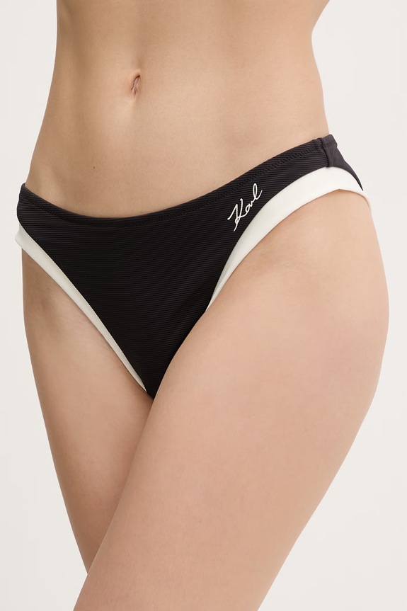 Karl Lagerfeld figi kąpielowe damskie czarny B2W46023