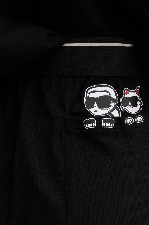 Karl Lagerfeld pyžamo dámske bavlnené s elastanom IKON B2W45005