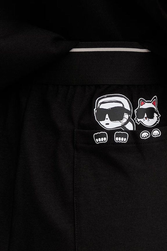 Karl Lagerfeld pyžamo dámske bavlnené s elastanom IKON B2W45005