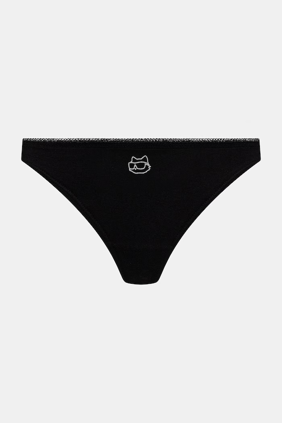 Karl Lagerfeld tanga femei din bumbac IKON pachet de 3 B2W47013