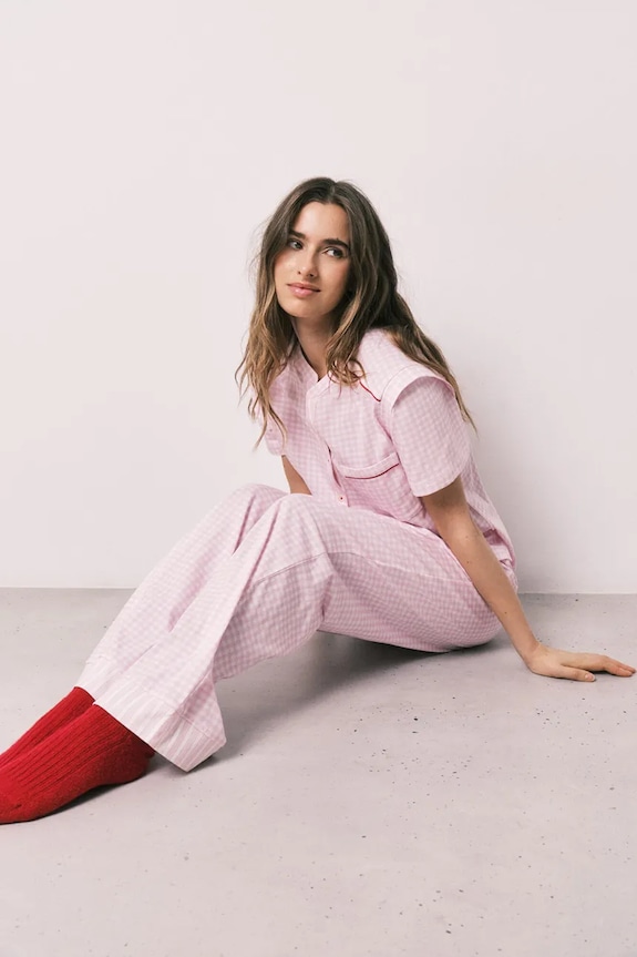 women'secret Pijama din două piese pentru femei, din bumbac 3133489