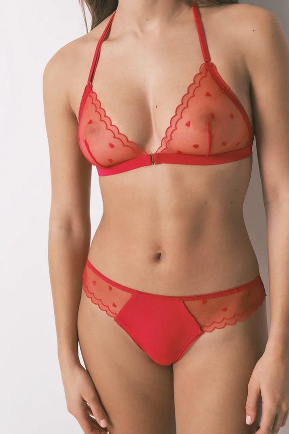 women'secret stringi damskie czerwony 5353925