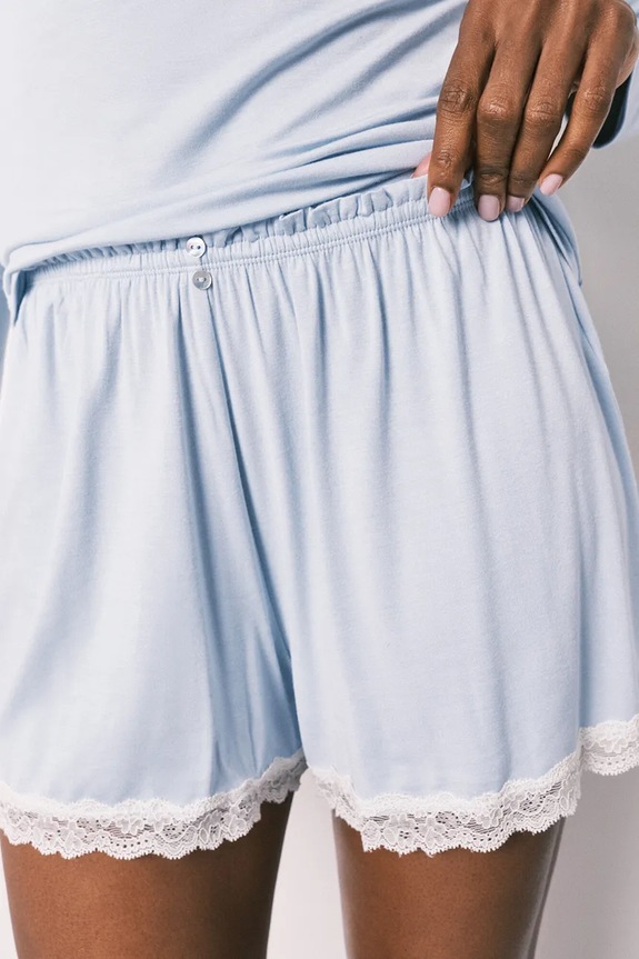 women'secret piżama dwuczęściowa damska z wiskozy 4753113 niebieski