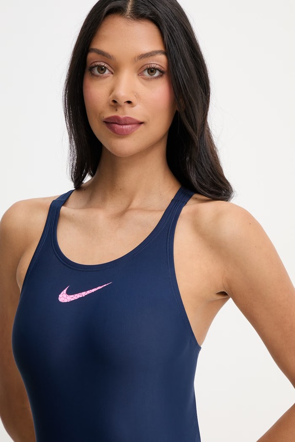Nike strój kąpielowy jednoczęściowy damski granatowy NESSG018