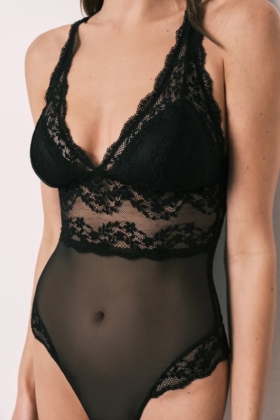 women'secret Κορμάκι γυναικείο 7913099 μαύρο