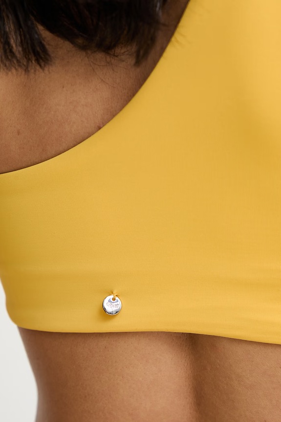 Casall sutien de baie pentru femei galben 26316