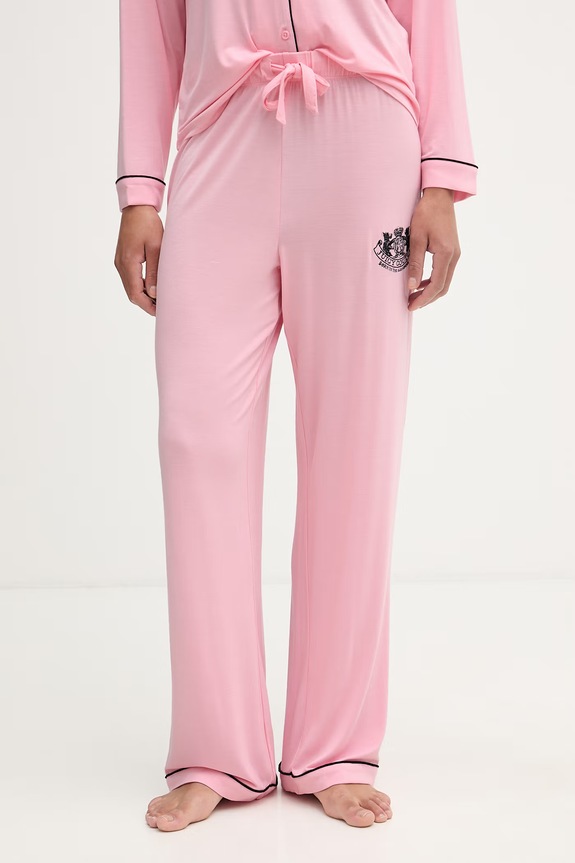 Juicy Couture pyžamo dámske LS PJ ružová JCYPJ126856