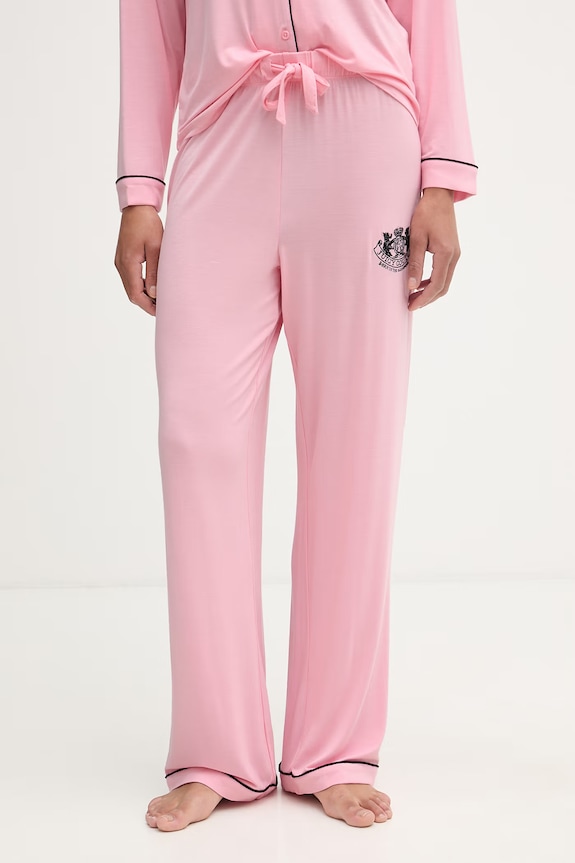 Juicy Couture pyžamo dámske LS PJ ružová JCYPJ126856