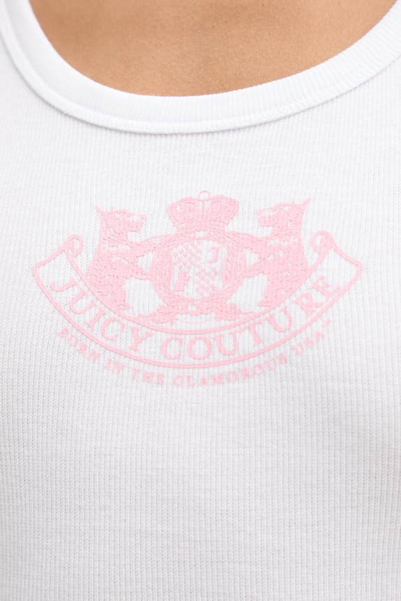 Juicy Couture piżama damska z bawełną DOG CREST SET JCYPJ126860