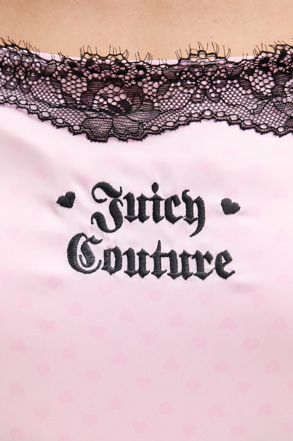 Juicy Couture női kétrészes pizsama VEST & SHORT JCYPJ126862 rózsaszín