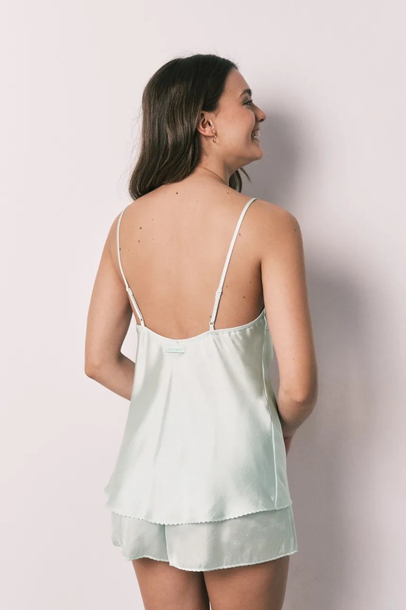 Women'secret pijama din două piese pentru femei 2543708 verde SS26